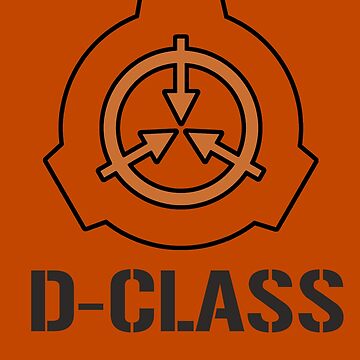 SCP foundation Class D Sticker for Sale by Jack O TV