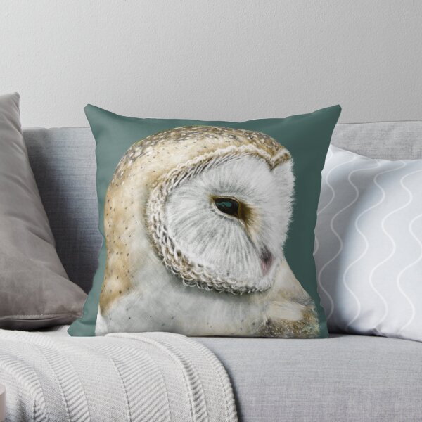 Barn Owl Throw Pillow