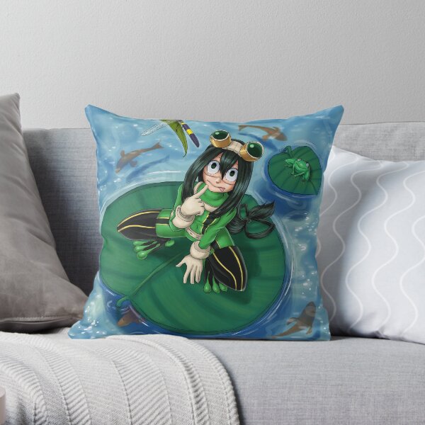 Froppy Throw Pillow
