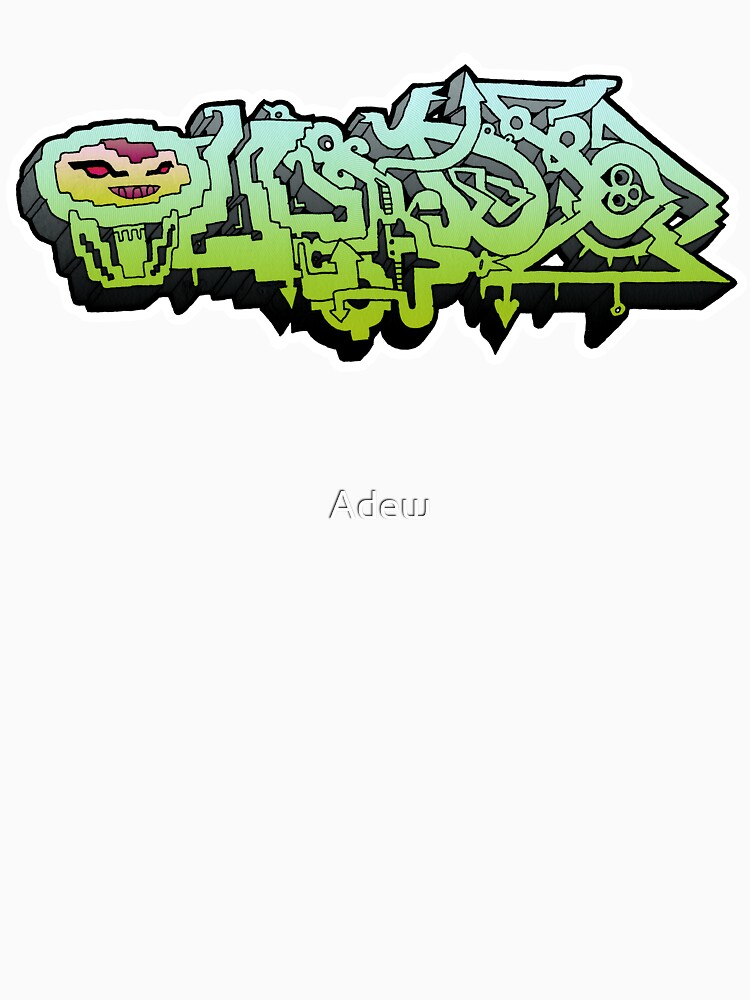 "Graffiti Burner Sketch" Tshirt by Adew Redbubble