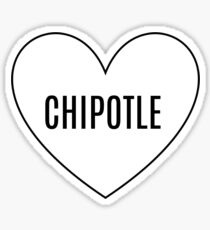 I Heart Chipotle Sticker