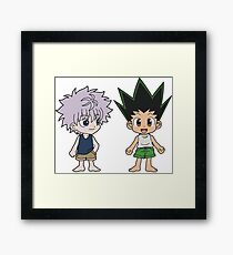 Gon and Killua Framed Print