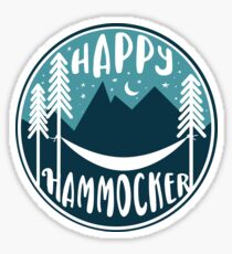 Happy Hammocker - Nature Night Blue Sticker