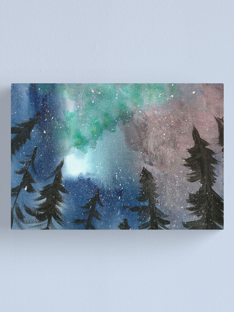 Alternate view of Northern Lights Canvas Print