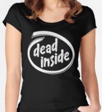 Camiseta entallada de cuello redondo Intel Dead Inside