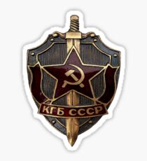 KGB Badge Sticker