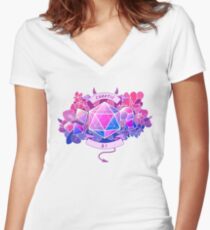 LGBT RPG - Chaotisches Bi Shirt mit V-Ausschnitt