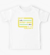 Best Step Dad In The Galaxy Shirt Fathers Day Gift Lightsabers Jedi Kids Tee