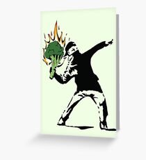 Vegan Banksy Greeting Card