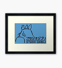 Studio Ghibli Logo (Pixel Edition) Framed Print