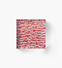 Hello My Name Is - Name Tag Design Acrylic Block