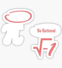Get Real Be Rational National Pi Day Sticker