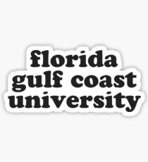 florida gulf coast university Sticker