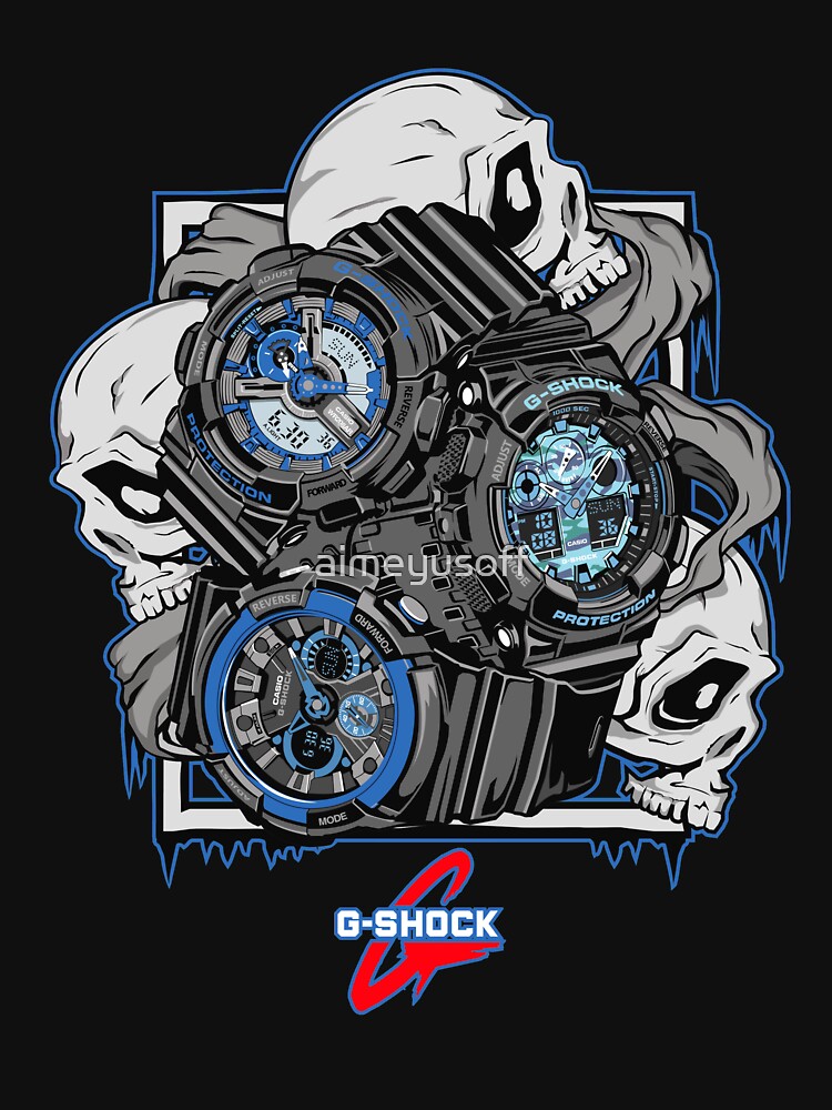 "G-SHOCK SKULL" T-shirt by aimeyusoff | Redbubble