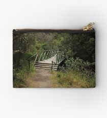 Walking Bridge on a Forest Path Studio Pouch