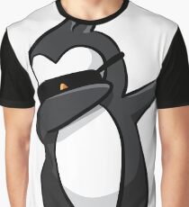 Cool Dabbing Penguin Graphic - Cute Funny Penguin Dab Design Graphic T-Shirt