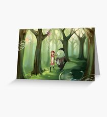A Date With A Narwhal Greeting Card
