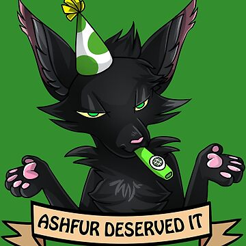 warriors inspired ashfur Sticker for Sale by MagicPistachio