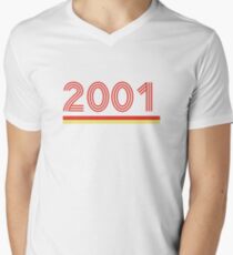 2001 Men's V-Neck T-Shirt