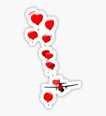 parachutes of love Sticker