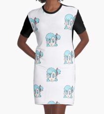 Bulma Chibi Graphic T-Shirt Dress