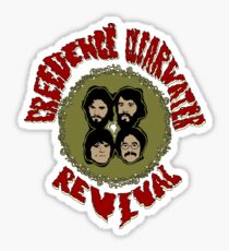 CCR (green & red) Sticker