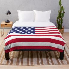 amerikanische Flagge Fleecedecke