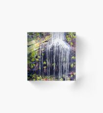 Adelina Falls, Blue Mountains Acrylic Block