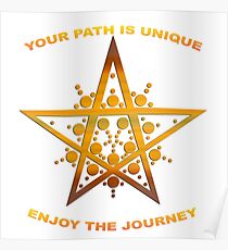 Your Path is Unique, Enjoy the Journey Poster
