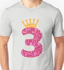 3rd Queens Crow Happy Birthday for Girls Unisex T-Shirt
