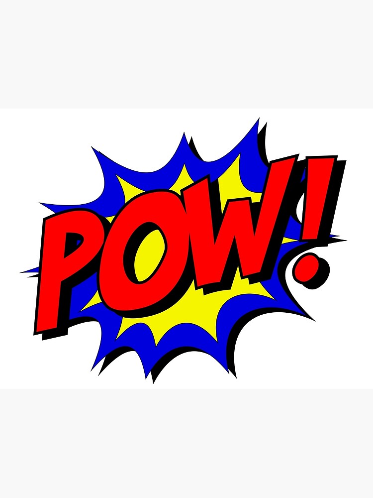“POW-Comic " Canvas Print by ModaMario1021 | Redbubble
