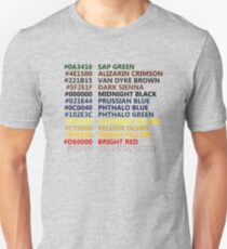 Camiseta ajustada Pequeños colores felices