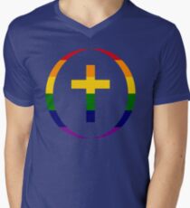 Christian (Rainbow) Third Culture Series V-Neck T-Shirt