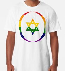 Jewish (Rainbow) Third Culture Series Long T-Shirt