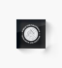 Hellboy BPRD Gear Acrylic Block
