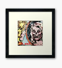 Retro comics Framed Print