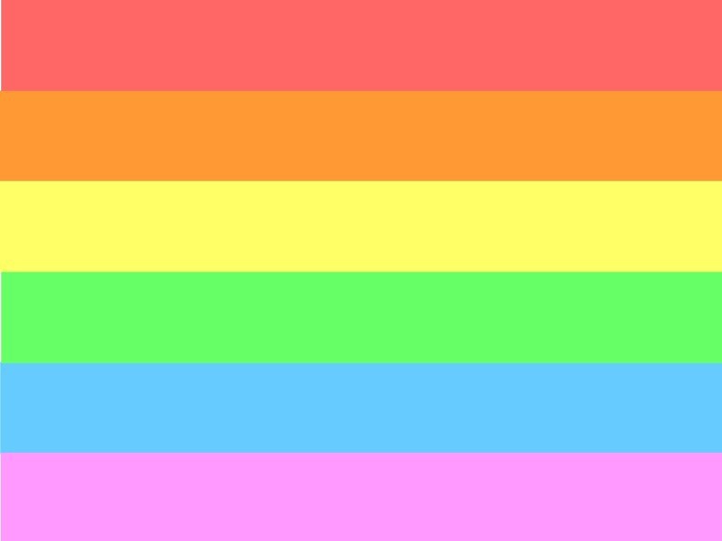 gay pride colors pastel