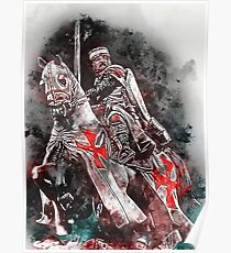 Ancient Templar Knight Poster