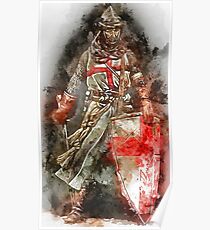 Ancient Templar Knight Poster