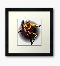 Shaolin Monk -Waaaaaaaaaaaaaah ! Framed Print