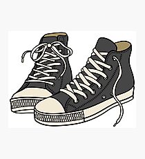 Grey Converse Photographic Print