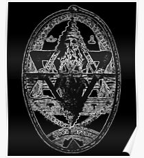 Hermes Trismegistus as Above so Below Hermetic Axiom Poster
