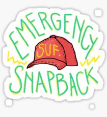 Sufjan's Emergency Snapback Sticker