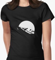 Starman In Space Tesla Roadster Women's Fitted T-Shirt