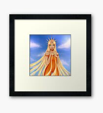 Sun beam Framed Print