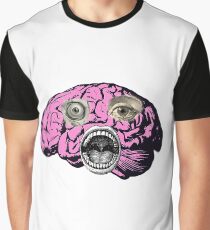 Vintage Brain Graphic T-Shirt
