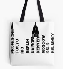 la casa de papel Tote Bag