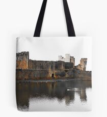 Caerphilly Castle, Caerphilly, April 2009 Tote Bag