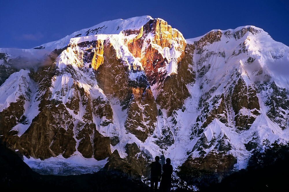  First Light On Lamjung Nepal By Kevin McGennan Redbubble