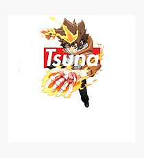 Supreme Box Logo Katekyo Hitman Reborn Sawada Tsunayoshi Photographic Print